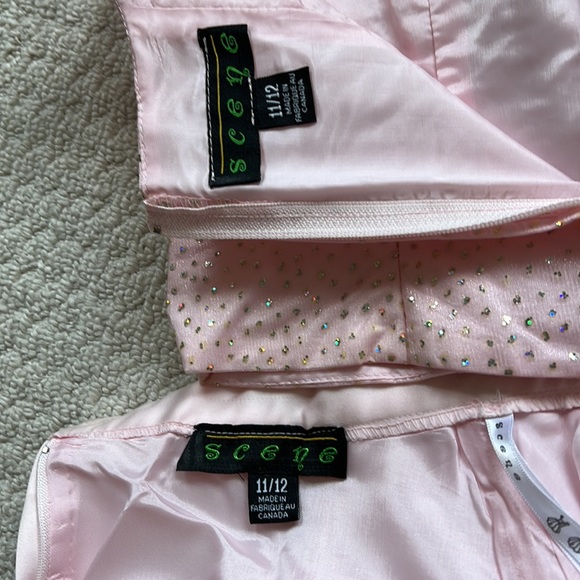 Pink two piece prom outfit, size 11/12 - Picture 6 of 8